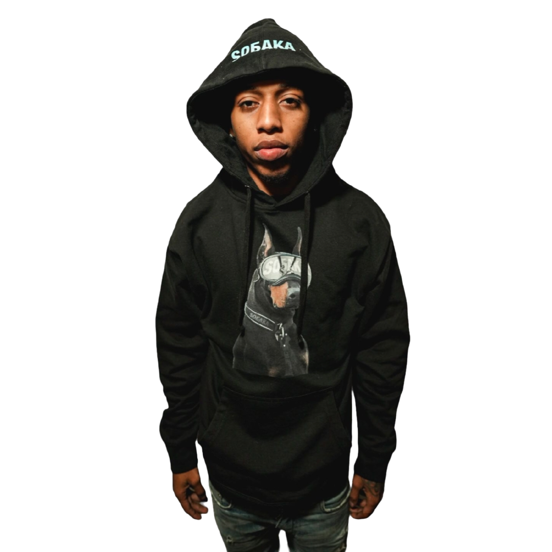 BLACK SNOWBAKA HOODIE