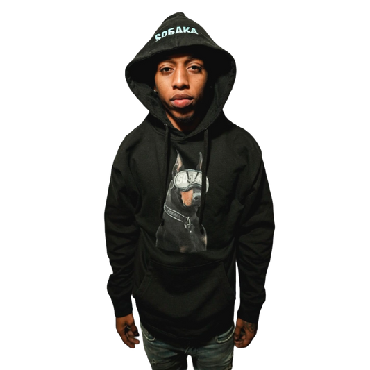 BLACK SNOWBAKA HOODIE