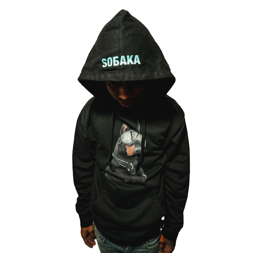 BLACK SNOWBAKA HOODIE